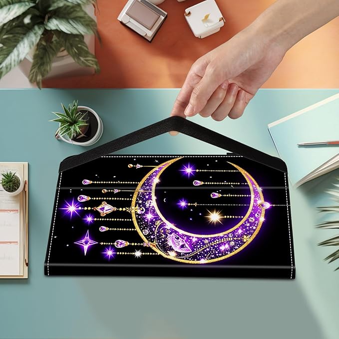 Case for iPad 9th Generation/iPad 8/iPad 7 iPad 10.2 2021 2020 2019/iPad Air 10.5/iPad Pro 10.5Card Slot PU Leather TPU Case Pen Holder Auto Wake SleepMoon Stars