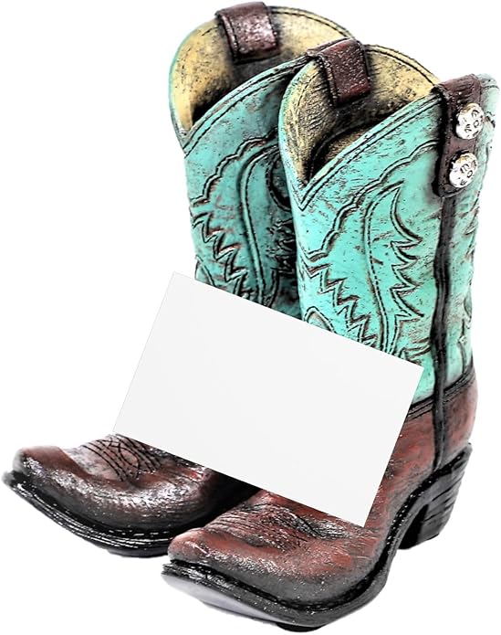 Cell Phone Stand in rustic western style cowboy boots design - phone or other electronic device holder dock stand (Great stocking stuffer Idea)