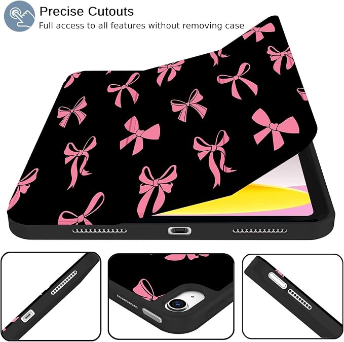 Black-Pink Bow