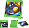 for iPad Pro 12.9 Case 3rd/4th/5th/6th Generation Kids Proof EVA Super Protection Cover for iPad Pro 12.9-inch 2022/2021/2020/2018 with Pencil Holder &amp Handle Stand Green
