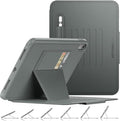 SEYMAC stock Case for iPad (A16) 11th/10th Generation 11''/10.9'' Strong Magnetic Auto Sleep Shockproof Case with Absorbing Multi-Angles Stand Pen Holder Card Slot (Gray)
