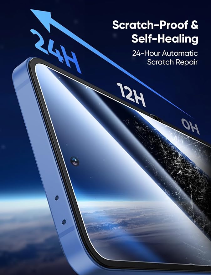 MAGIC JOHN for Samsung Galaxy Z Flip 6 Screen Protector HD Clear Flexible PET Inner Film Ultra-Thin Auto-Alignment Frame Anti-Scratch Bubble-Free Case-Friendly 2 Pack