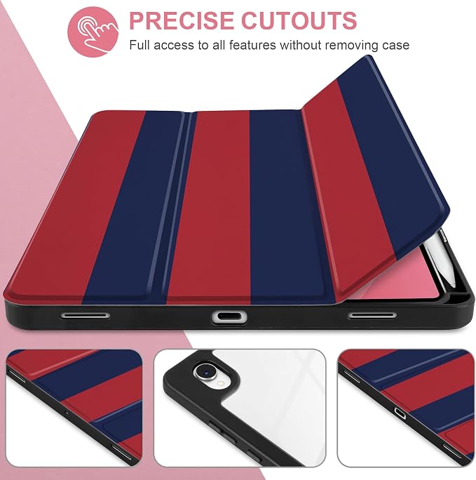Red Blue Striped