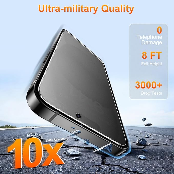 2 Pack matte privacy Screen Protector for iPhone 15