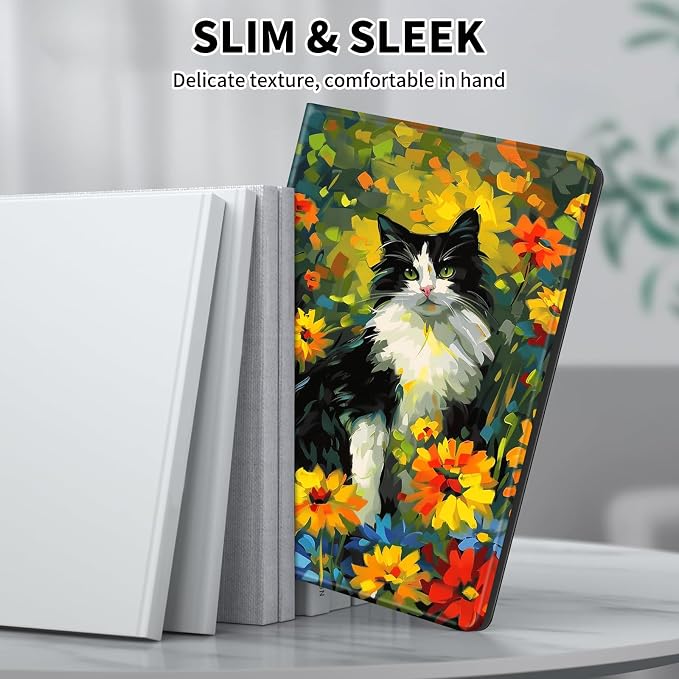 Colorful Cat Floral