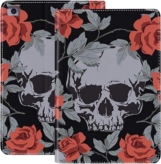 Human Skulls Vintage Roses