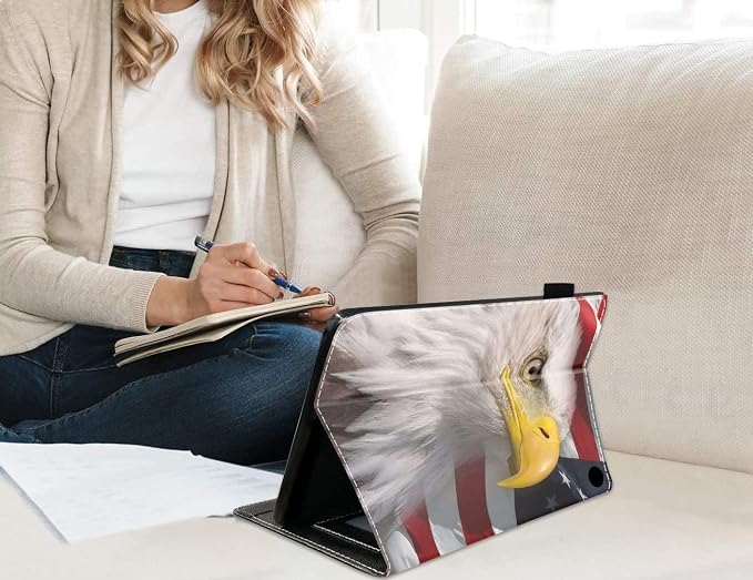 Patriotic American Flag Bald Eagle