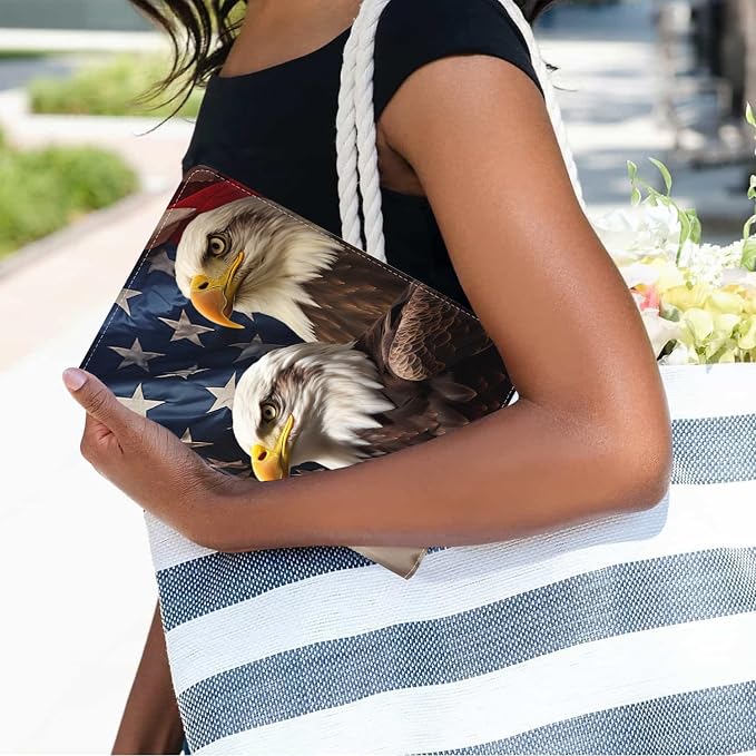 American Flag Bald Eagle