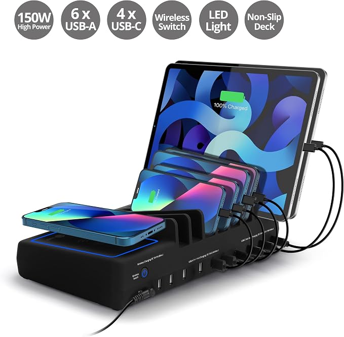 Black 150W (6A4C) + Qi