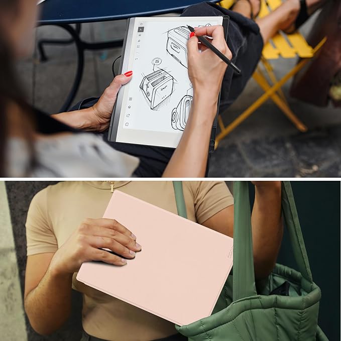 Case for Remarkable 2 Paper Tablet 10.3 2020 ReleasedLightweight and Hard Back Shell Protective Book Folio Cover with Built-in Pen HolderComes with Remarkable 2 Pen Tips.