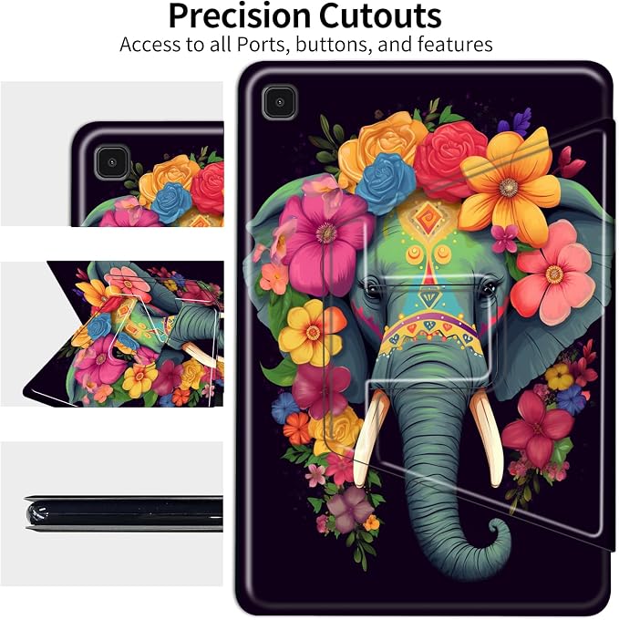 Elephant Wearing Flowers