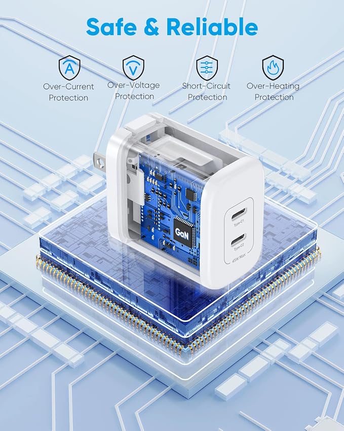 45W dual port
