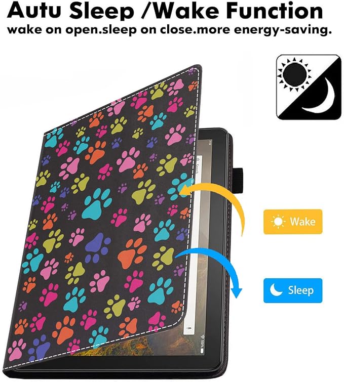 Colorful Dog Paw Print