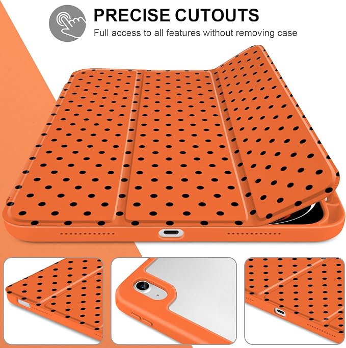 Orange polka dot