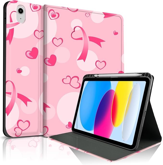 Light Pink Heart Ribbon