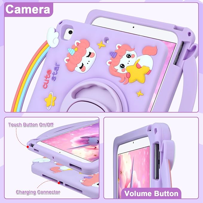 Rainbow Unicorn-Purple