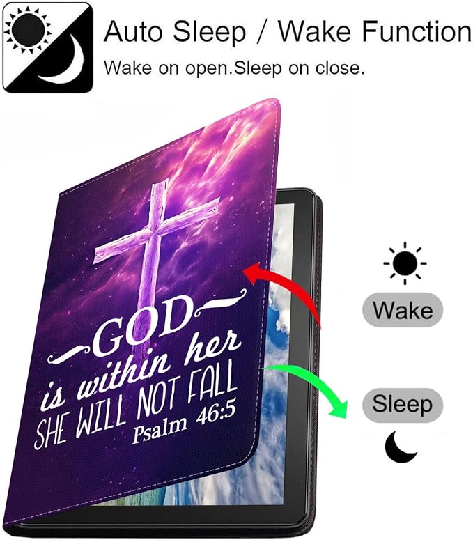 Christian Cross Quote Bible Verse Psalm 46:5-1