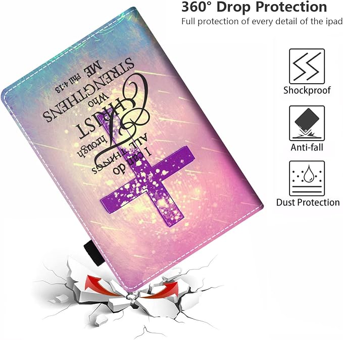 Christian Cross Quote Bible Verse Phil 4-13