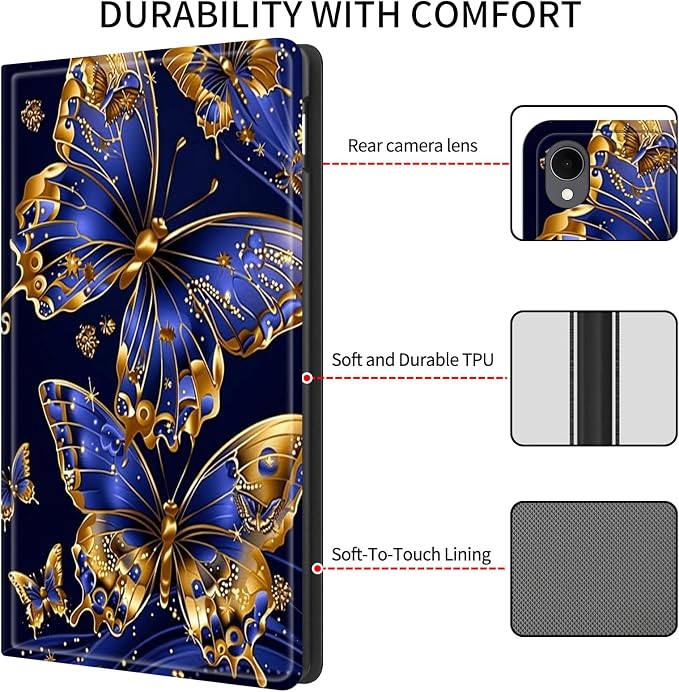 Blue Gold Butterfly