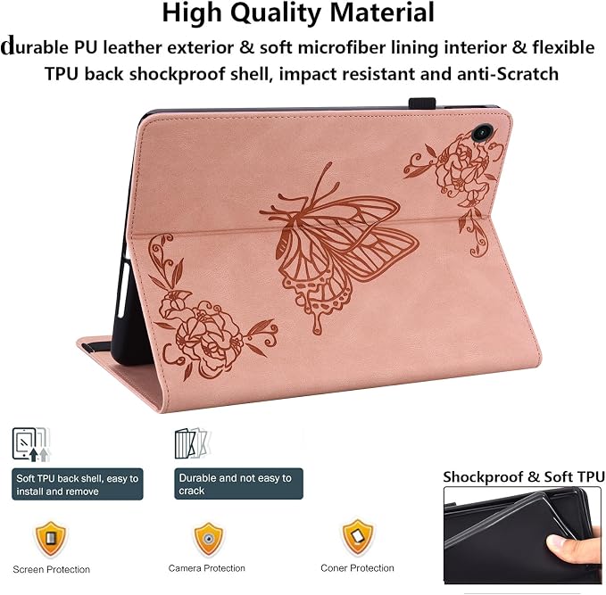 07# Pink Flower Butterfly
