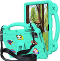 for Revvl Tab 2 Case 10.1 inch 2025 Kids EVA Tablet Cover with Strap Stand Handle for Tmobile Revvl Tab 2 5G Case Green
