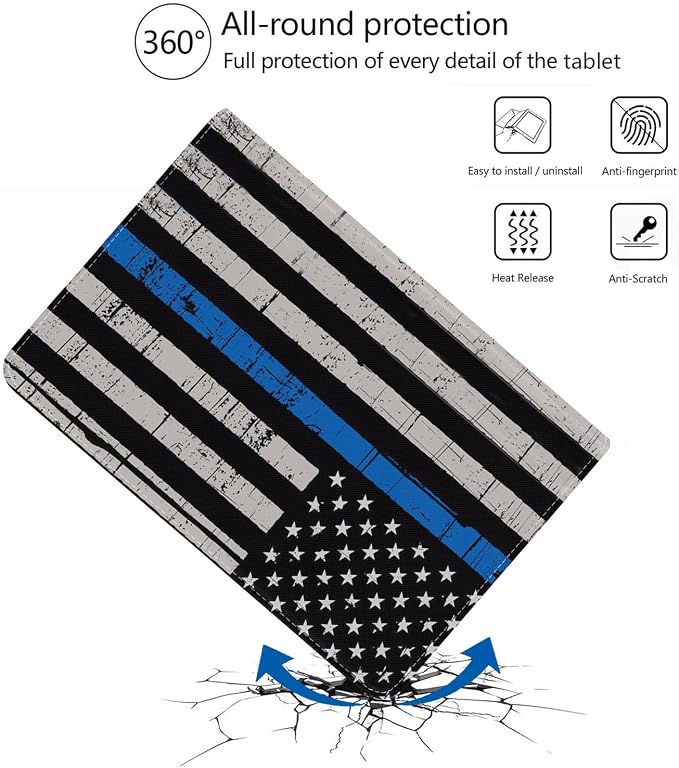 Thin Blue Line American Flag