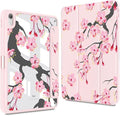 CISSOOK Compatible with iPad (A16) 11th Generation Case 11 Inch 2025 Release for iPad 10th Generation 10.9 Inch 2022 Protective Shell with Pencil Holder Cherry Blossoms