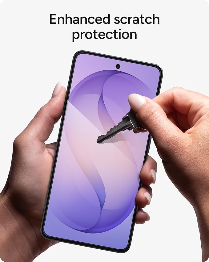 ZAGG Glass+ Samsung Galaxy S26 Screen Protector - Impact &amp Shatter Protection 3x Stronger Tempered Glass Fingerprint Scanner Compatible Scratch Resistant InvisibleShield Easy Installation