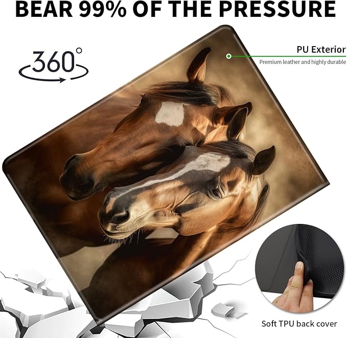 Brown Horse Couple