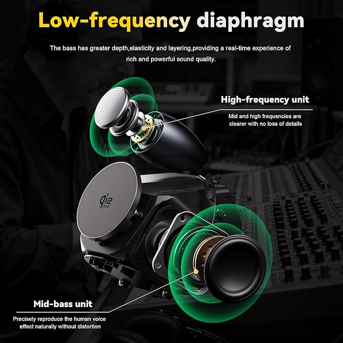 3 in 1 Wireless Charging StationQi2.2 Certified 25W Magnetic Wireless Charger Stand with Speakerfor iPhone 17/16/15/14/13Apple WatchAirPodswith Clear Sound(45W Adapter Included)Cosmic Gray