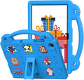 Compatible with Samsung Galaxy Tab A9 Plus X216B(2023) Tablet Case Lightweight Shockproof Protective Case with Shoulder Strap &amp Stand Handle for Girl Kid Gift Sky Blue