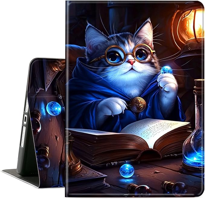 Blue Glitter Cat