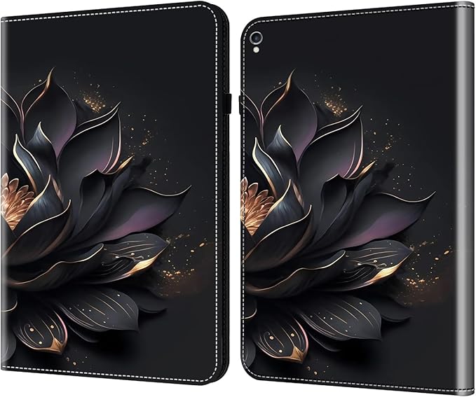 24 Black Flower