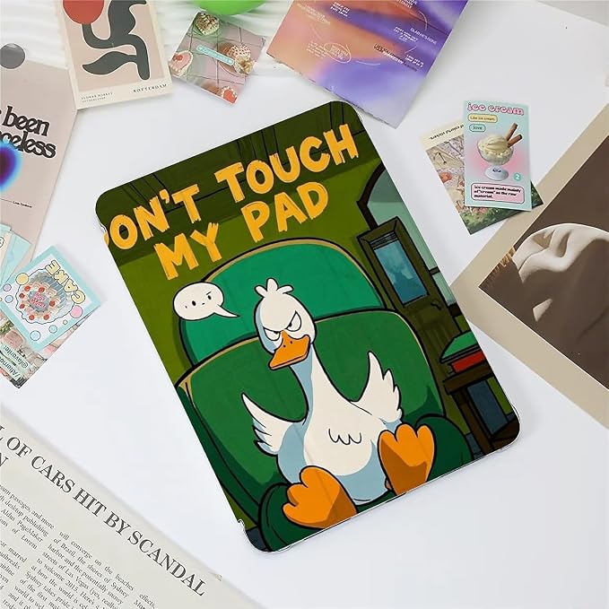angry duck don't touch my pad