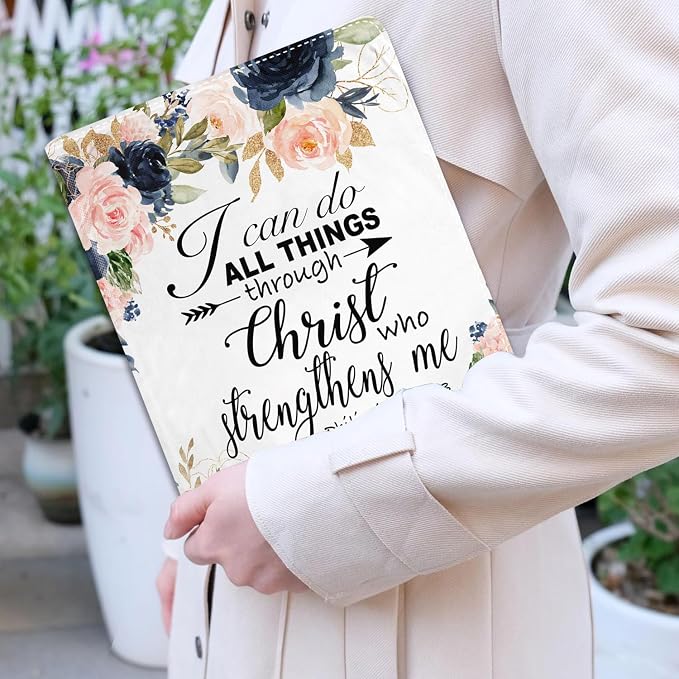 Bible Phil 4-13 Floral