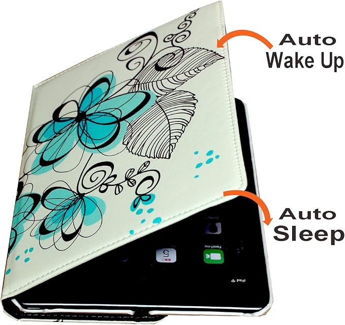 Case for iPad A16 11-inch (11th Gen 2025) for 2022 iPad 10th Generation 10.9 inch Rotating Stand Smart Magnetic Cover for Model A3354 A3355 A3356 A2696 A2757 A2777 (Lotus Flower)