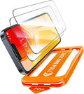 TORRAS Unbreakable for iPhone 17e/16e/14/13 Pro/13 Screen Protector [NO.1 Military-Grade] [12 FT Shatterproof] 9H+ Aerospace Tempered Glass 2 Pack - Touch Sensitivity Full Coverage 6.1 inch
