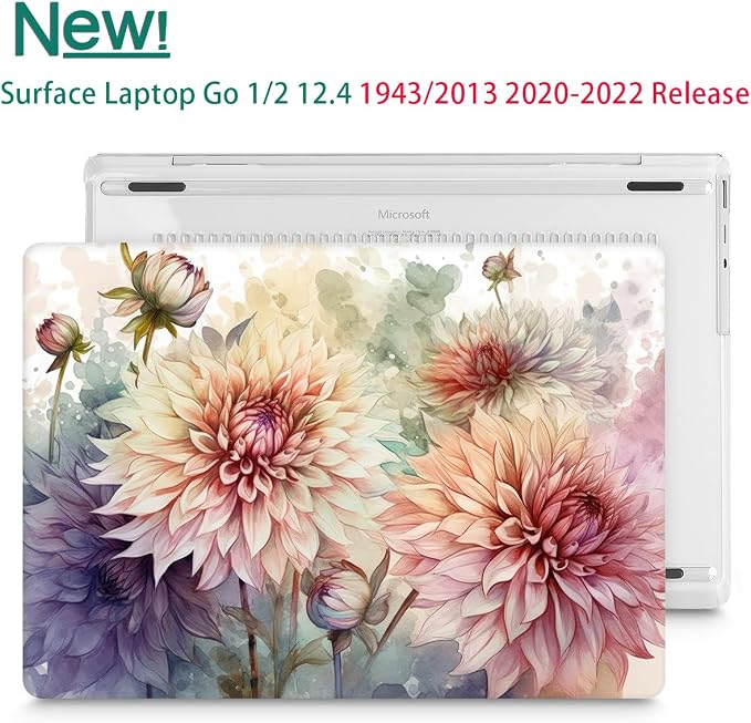 Watercolor Dahlias