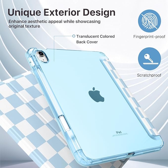 S-Checkered Sky Blue