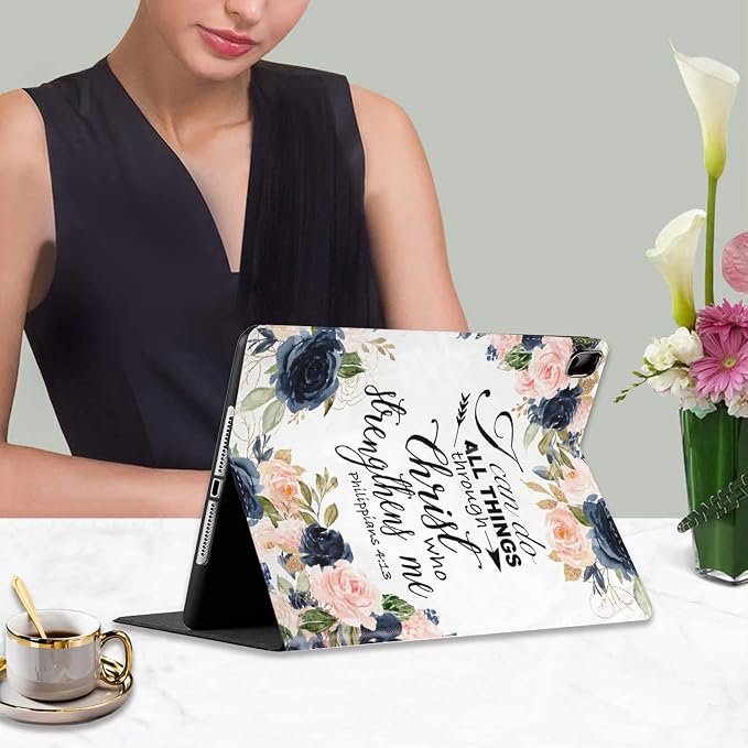 Bible Phil 4-13 Floral