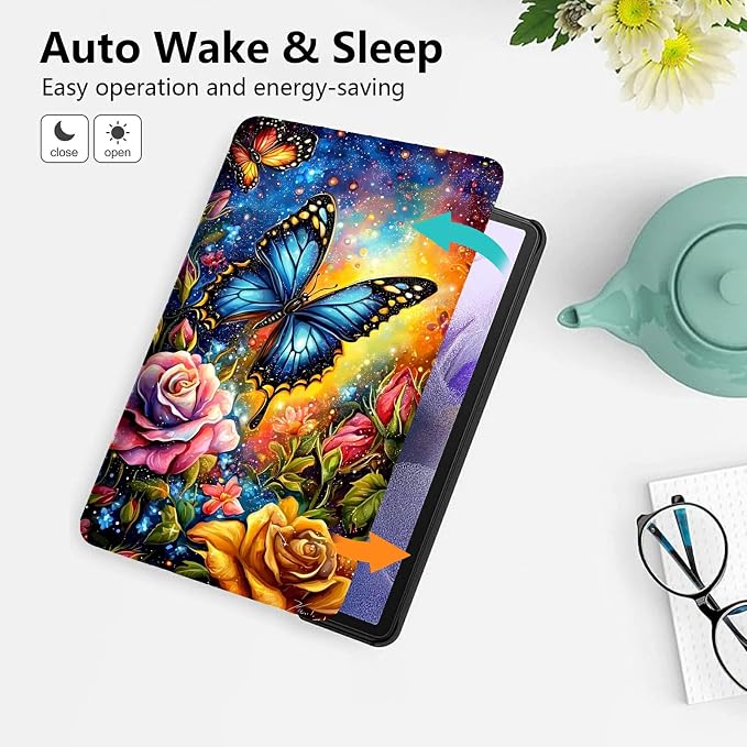 Colorful Roses And Butterfliy