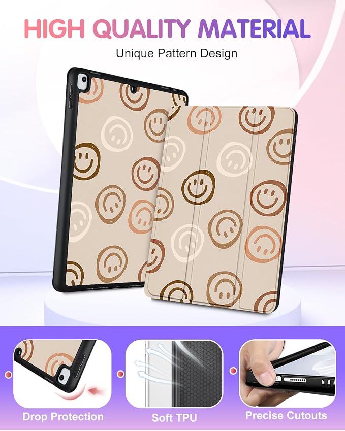 2-for iPad 9/8/7th-Color Smile
