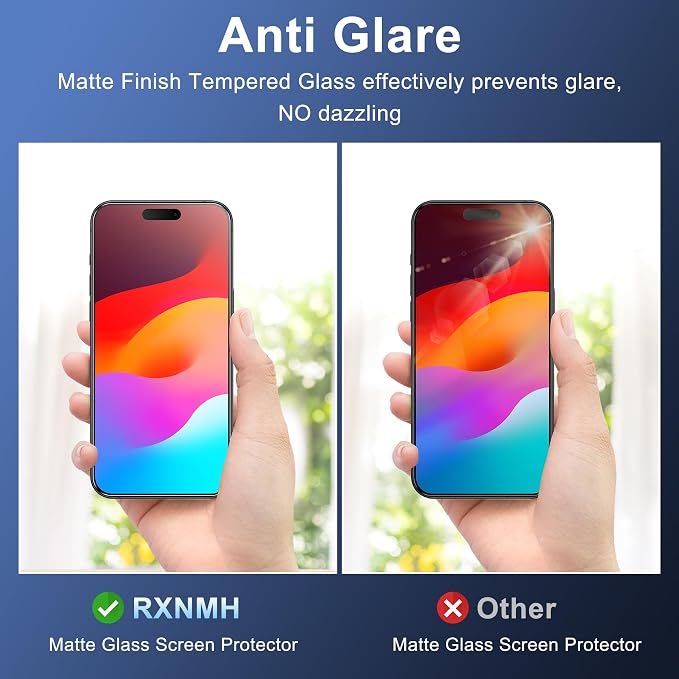iphone 16 pro privacy screen protector matte