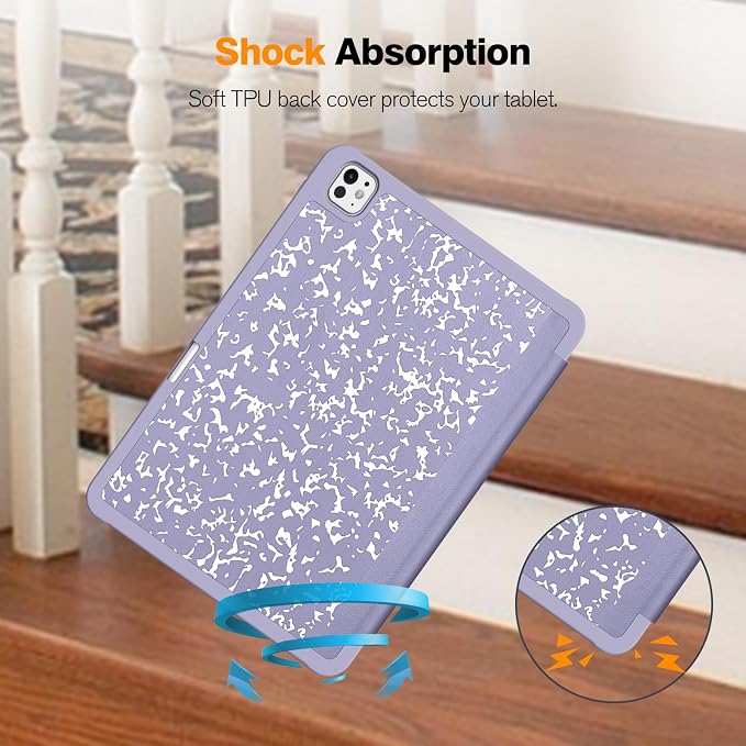 composition book lilac