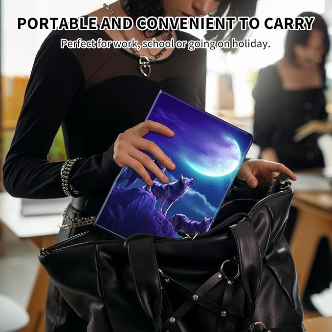 Moon Blue Wolf