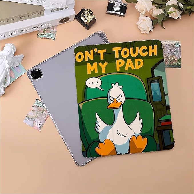 angry duck don't touch my pad