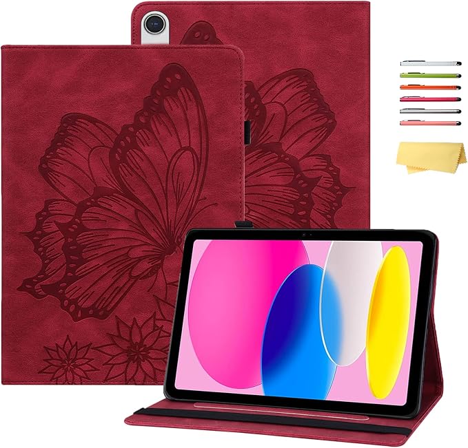 04# Flower Butterfly Red