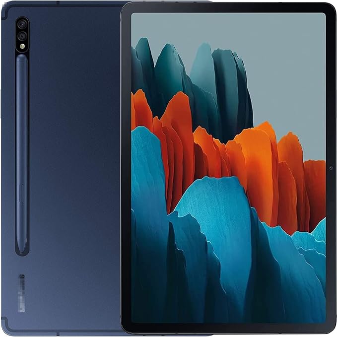 Galaxy Tab S7 S Pen (WithBluetooth) Replacement for Samsung Galaxy Tab S7 I S7+ 5G All Versions Stylus Pen with Tips (Mystic Navy)