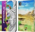 Head Case Designs Officially Licensed Dragon Ball Z Piccolo Saiyan Arc Characters Leather Wallet Case Compatible with Apple iPad Pro 11 M4/M5 2024/2025
