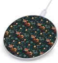 Red Panda Nighttime Tree Wireless Charger Anti-Slip Wireless Charging Pad Slim Charger Mat for Men Women
